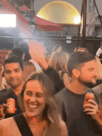 Looping clip of a packed dance floor
